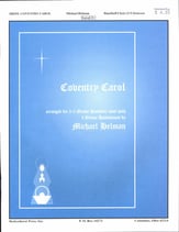 Coventry Carol Handbell sheet music cover